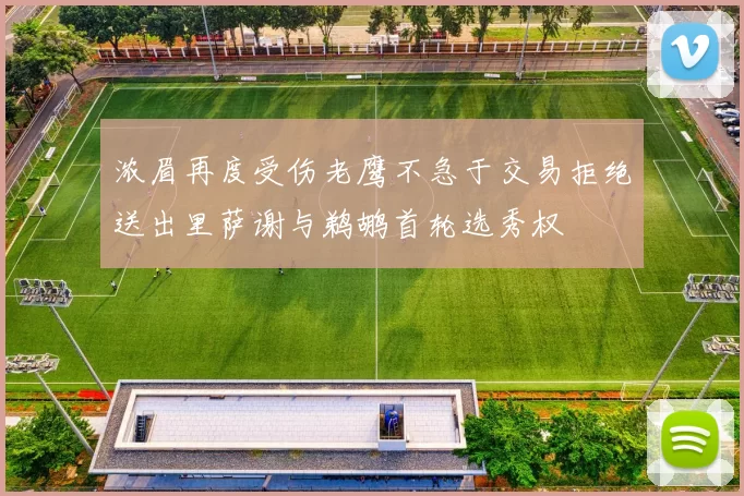 浓眉再度受伤老鹰不急于交易拒绝送出里萨谢与鹈鹕首轮选秀权