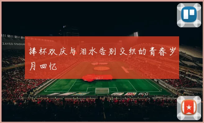 捧杯欢庆与泪水告别交织的青春岁月回忆